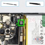 Déconnectez le connecteur de la batterie