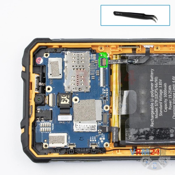 Desconecte el conector