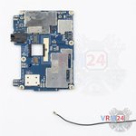Retire el cable coaxial