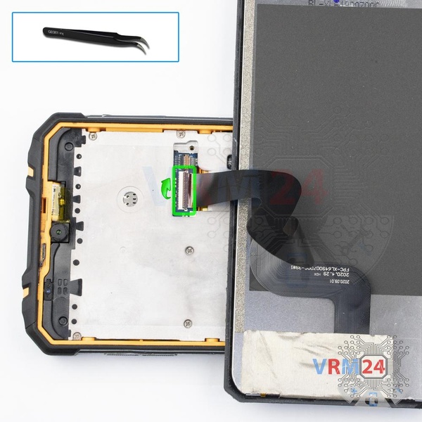 Desconecte el conector