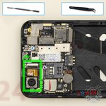 Remove the rear camera