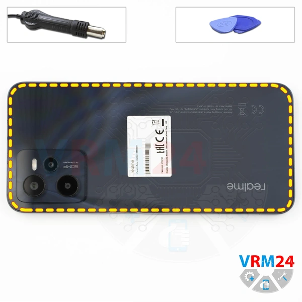 Ouvrez la coque arrière