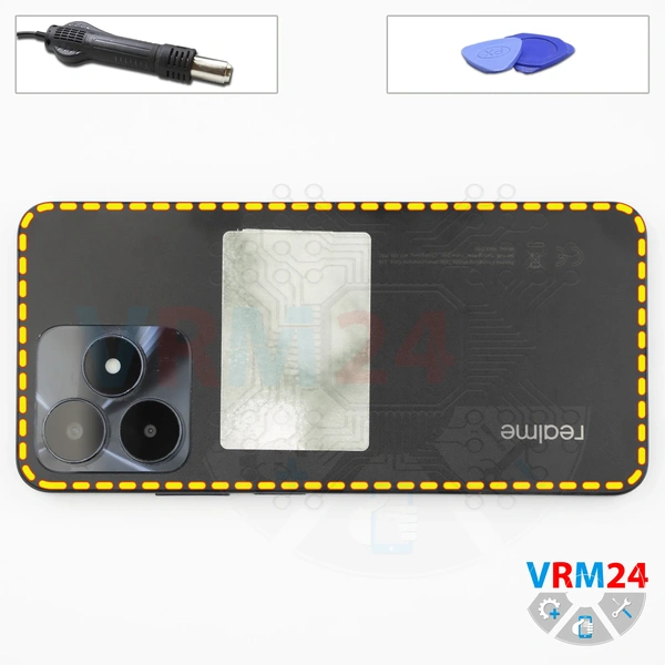 Ouvrez la coque arrière