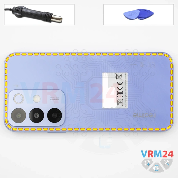 Ouvrez la coque arrière