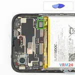 Déconnectez le connecteur de la batterie