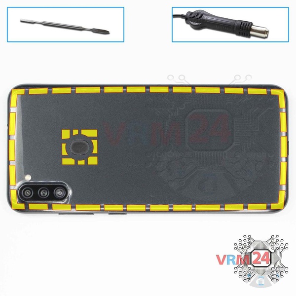 Ouvrez la coque arrière