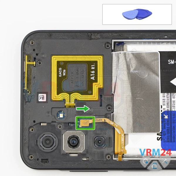 Disconnect the connector