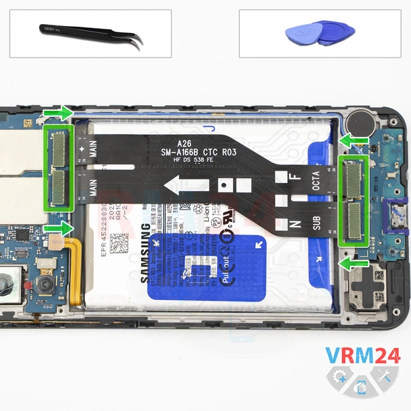 Remove the interconnect cable