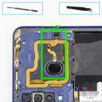 Retirar el sensor de huellas dactilares