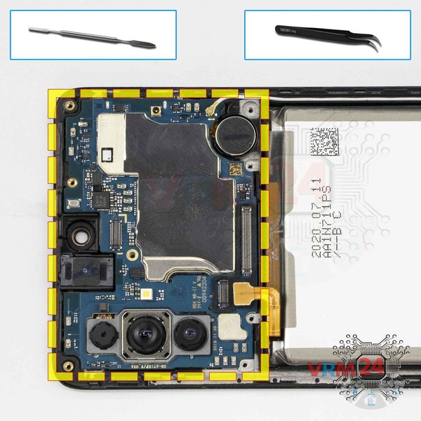 Remove the motherboard