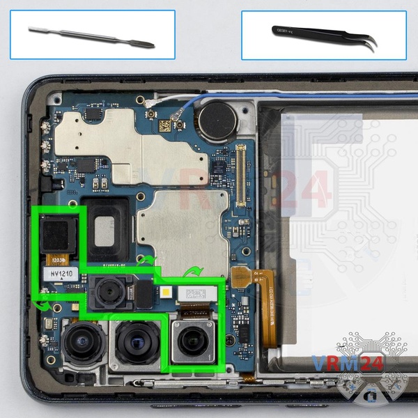 Remove the cameras