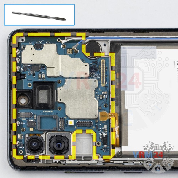 Remove the motherboard