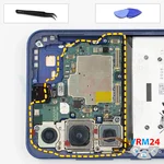Remove the motherboard