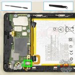 Déconnectez le connecteur de la batterie