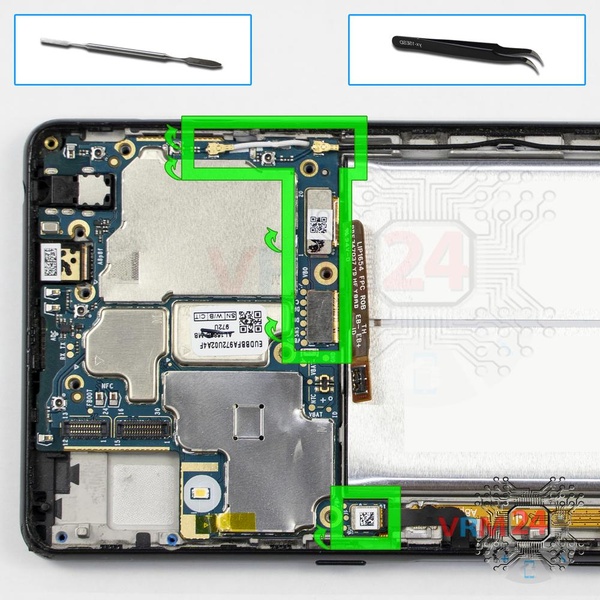 Disconnect the connectors