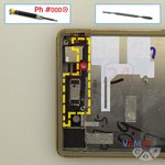 Unscrew one screw