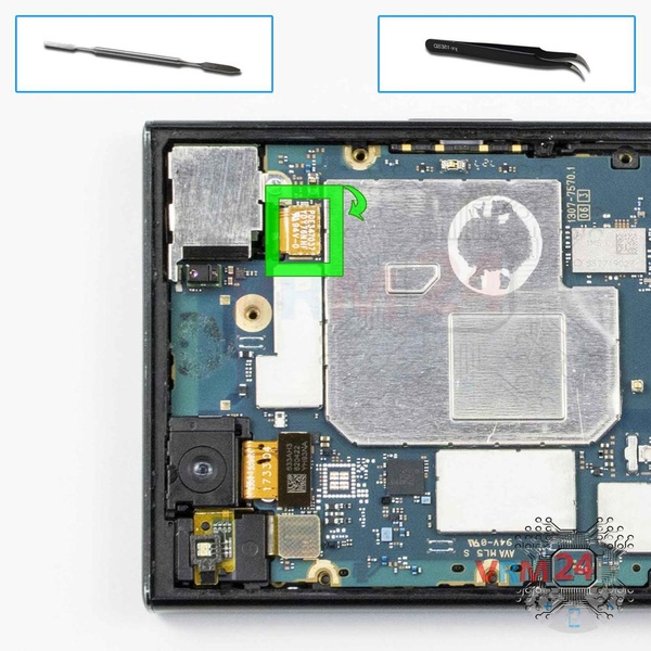 Desconecte el conector de la batería
