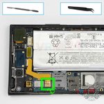 Déconnectez le connecteur de la batterie