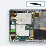 Remove the rear camera