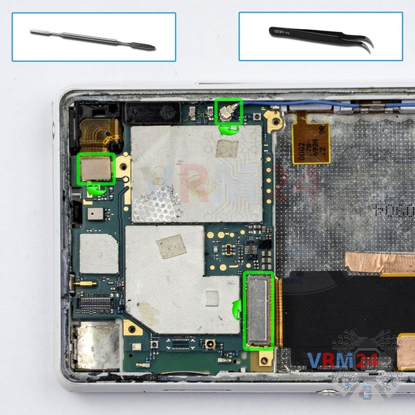 Disconnect the connectors