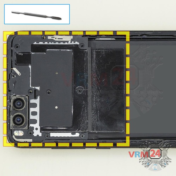 Ouvrez la coque arrière