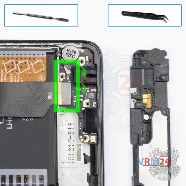 Disconnect the connectors