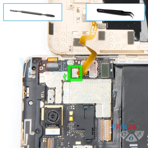 Desconecte el conector