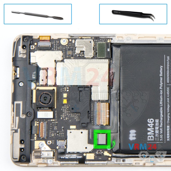 Desconecte el conector de la batería
