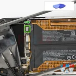 Disconnect the battery connector