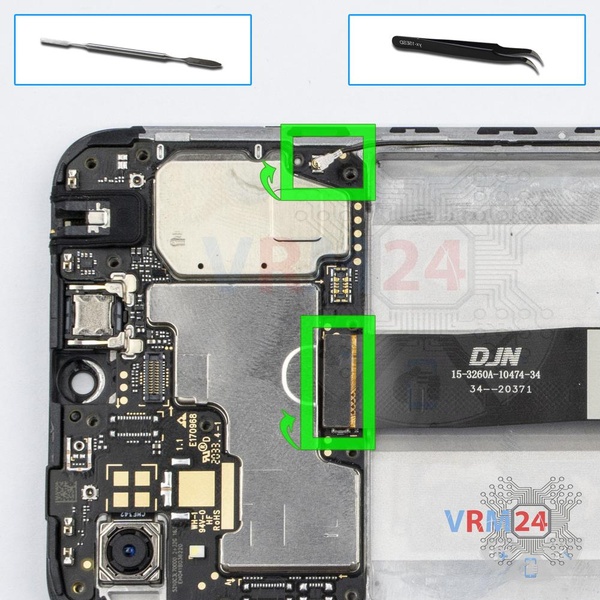 Disconnect the connectors