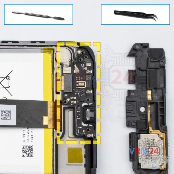 Remove the sub-board