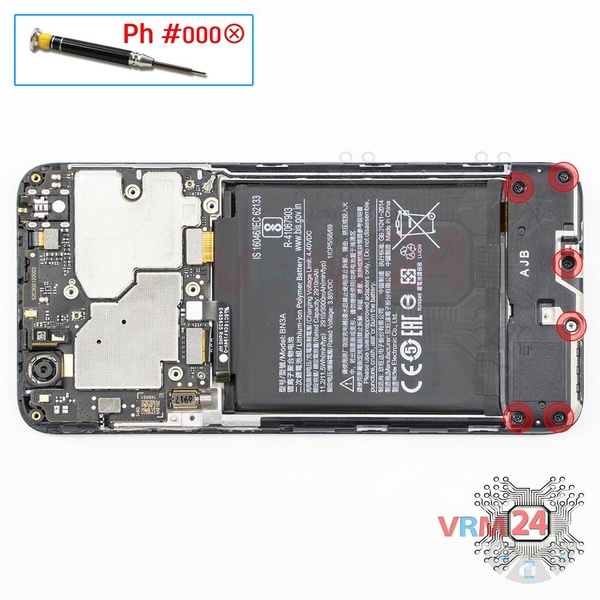 Desaparafusar os parafusos