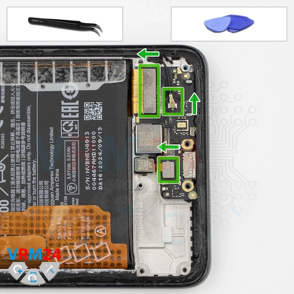 Disconnect the connectors