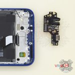 Retire la placa secundaria