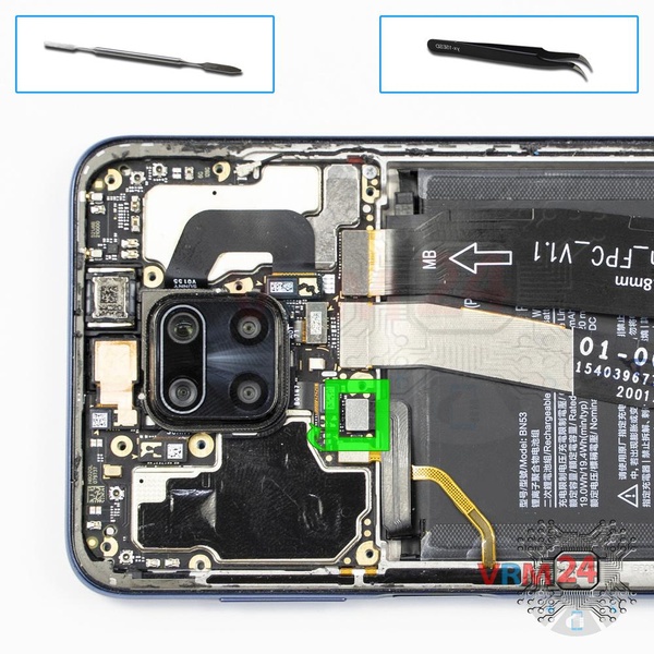 Desligar o conector da bateria