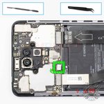 Déconnectez le connecteur de la batterie