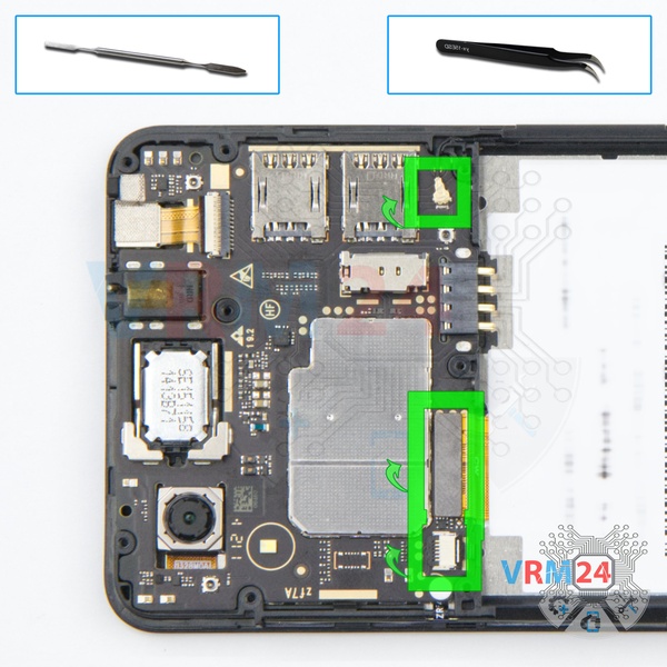 Disconnect the connectors