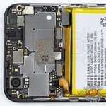 Déconnectez le connecteur de la batterie