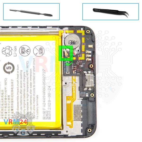 Déconnectez le connecteur