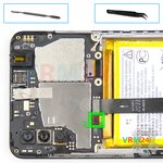 Déconnectez le connecteur de la batterie