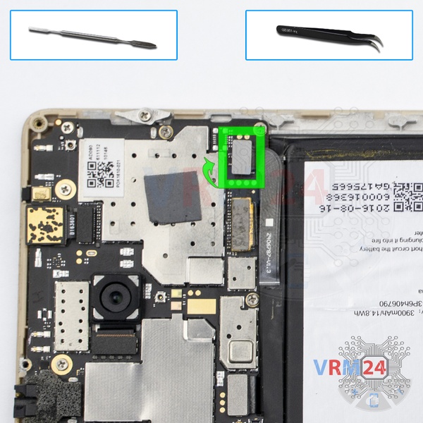 Desligar o conector da bateria