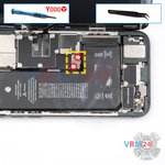 Déconnectez le connecteur de la batterie