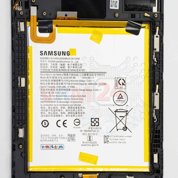 revision-tecnica-de-Samsung Galaxy Tab A 8.0'' (2019) SM-T295